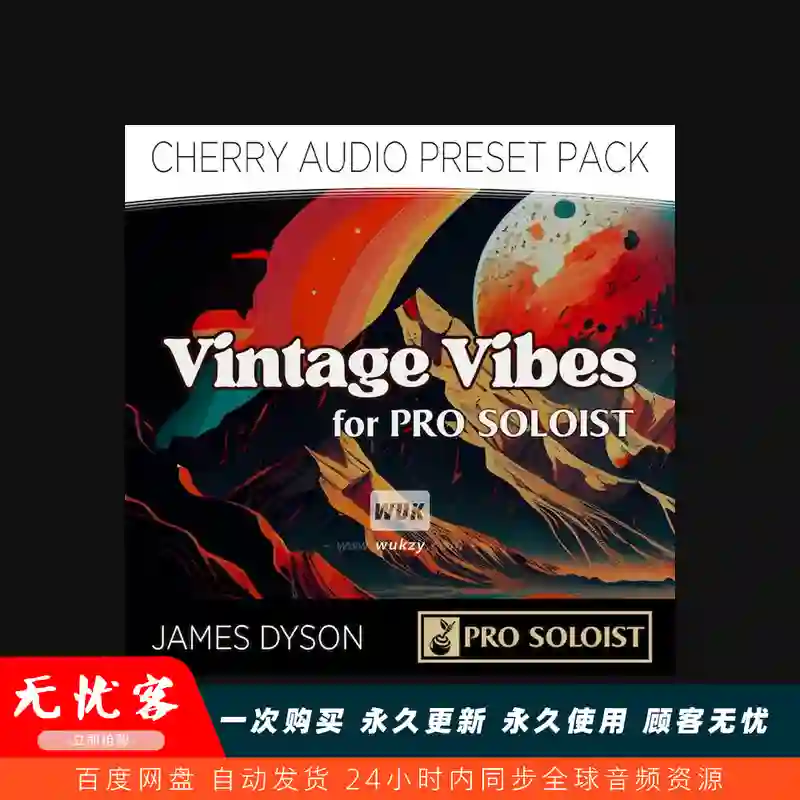 预设	Cherry Audio Vintage Vibes for Pro Soloist（复古颤音单音预设）