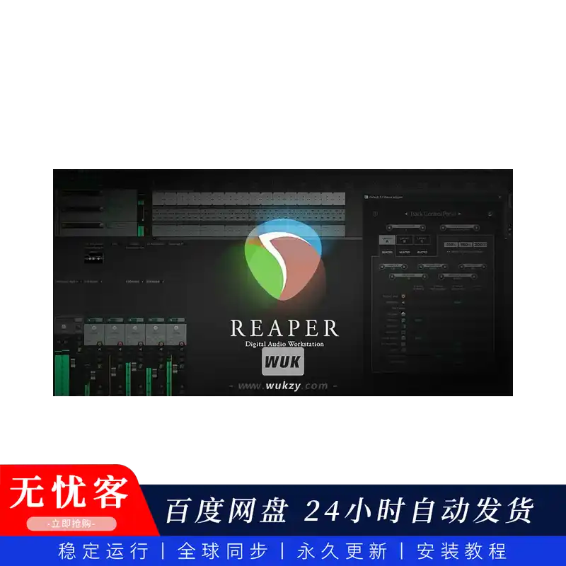 宿主 Cockos REAPER  同步更新（轻量化全能DAW）（Win+Mac）