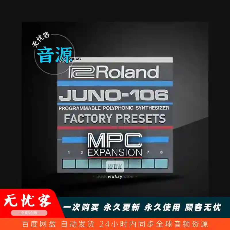 扩展	Cubilas Roland Juno-106（合成器音色扩展）