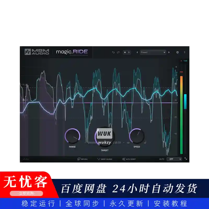 效果	MBM Audio magic.RIDE（自动调节人声增益）（W）