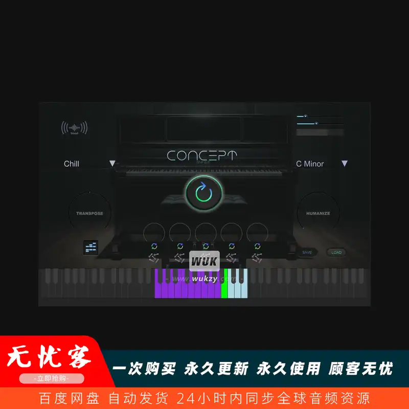 工具	True Soul Vibes Concept v2.6.2（生成独特的和弦进行）（W）