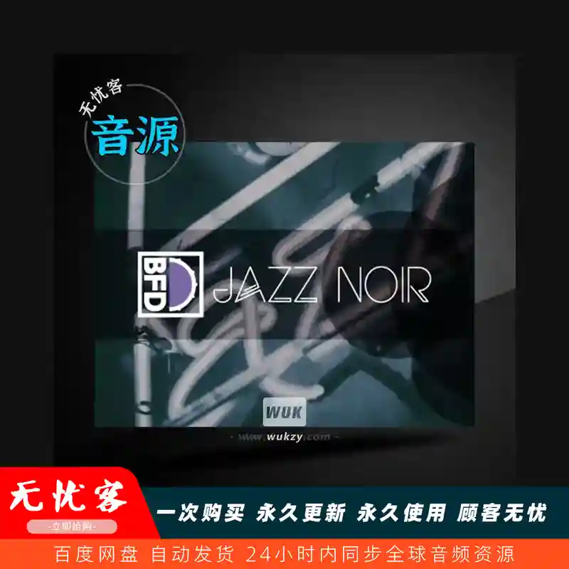 采样	inMusic Brands BFD Jazz Noir BFD3（暗黑爵士鼓组）