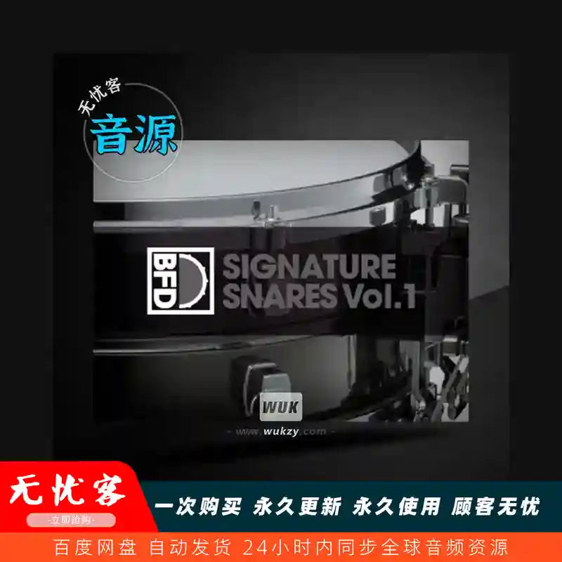 采样	inMusic Brands BFD Signature Snares Vol. 1 BFD3（签名军鼓第一卷）