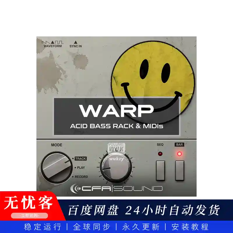 预设	CFA-Sound WARP Acid Bass Rack ADG MiDi（酸贝斯预设机架）