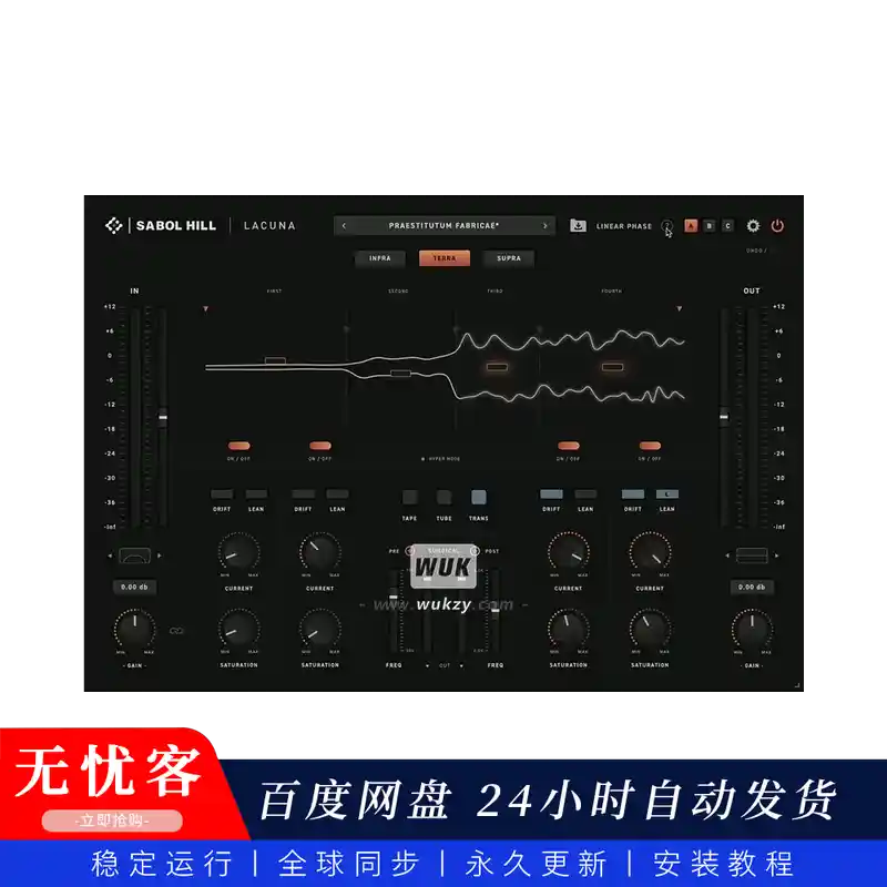 效果	Sabol Hill Lacuna 同步更新（空隙饱和立体声拓宽器）（W）