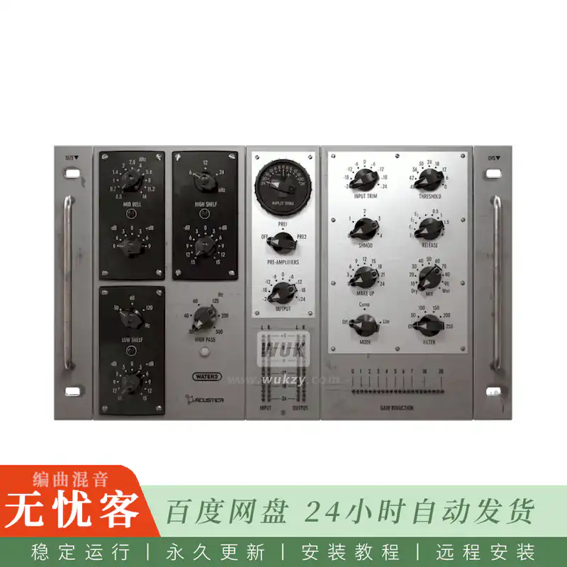 效果	Acustica Audio Water 3 2023@顺滑动态处理插件（Mac）