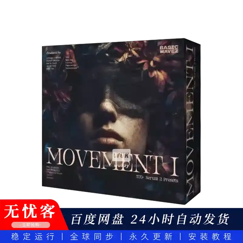 预设	Basic Wavez Movement I Serum 2 Presets@Serum2律动旋律预设