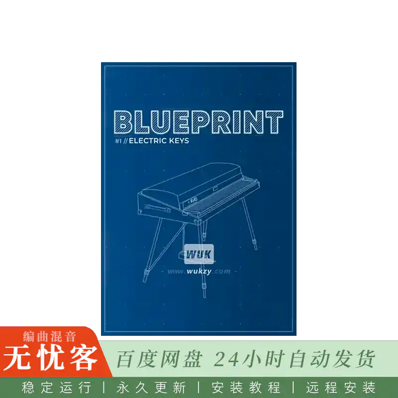 KTK	Fracture Sounds BLUEPRINT ELECTRIC KEYS@复古电钢音源（Kontakt）