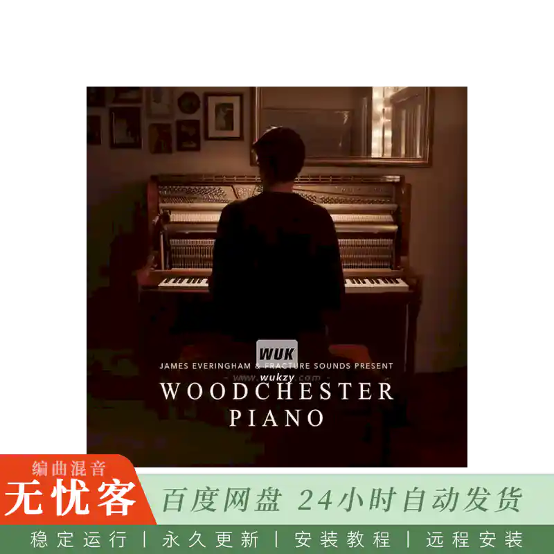 KTK	Fracture Sounds Woodchester Piano 1@伍彻斯特钢琴（Kontakt）