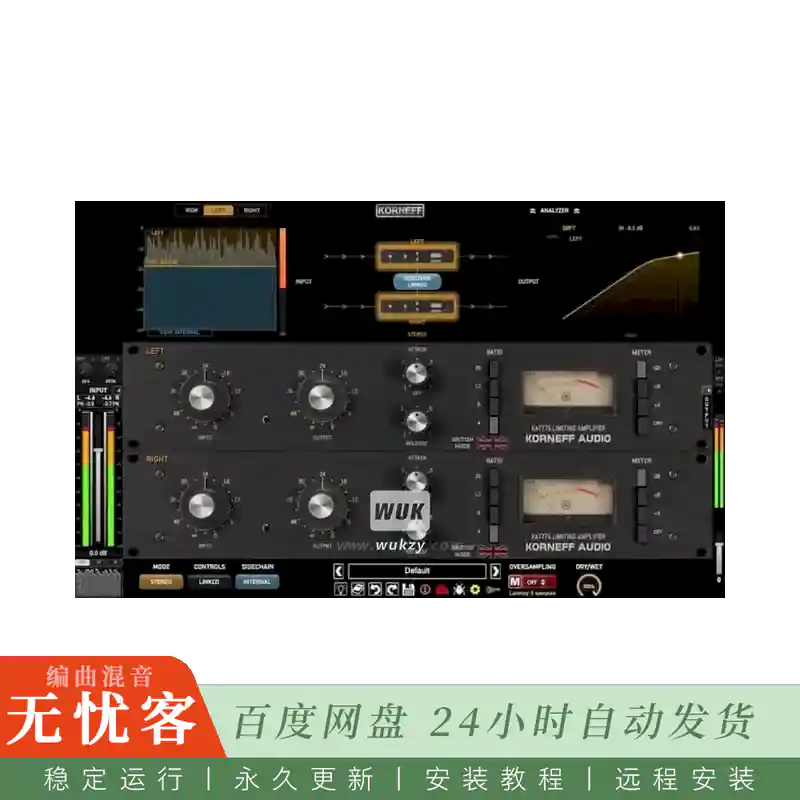 效果	Korneff Audio KA1776 Limiting Amplifier@人声FET压缩限制饱和放大器（Mac）