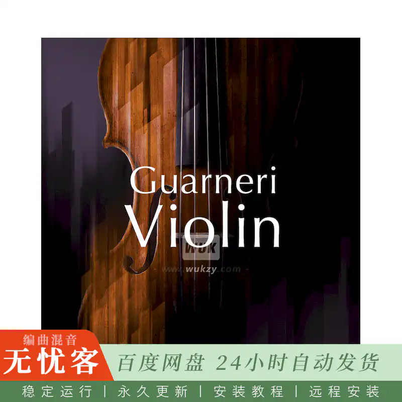 KTK	Native Instruments Guarneri Violin@瓜奈里独奏小提琴（Kontakt）