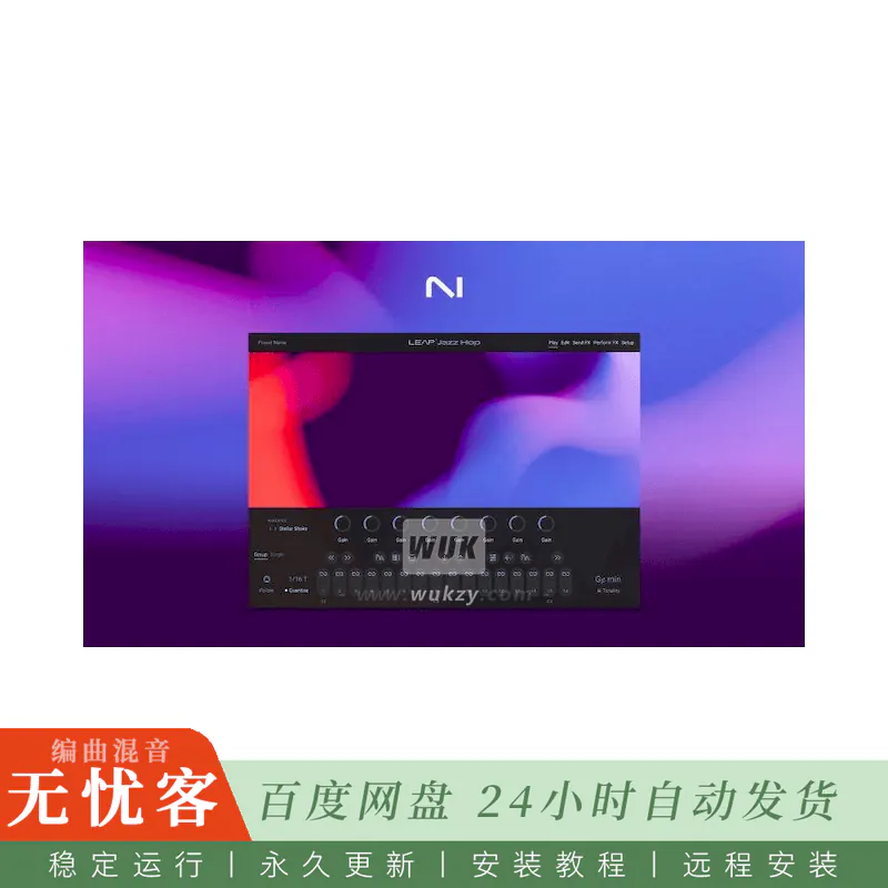 KTK	Native Instruments Leap Jazz Hop@低保真爵士嘻哈音色库（Kontakt）