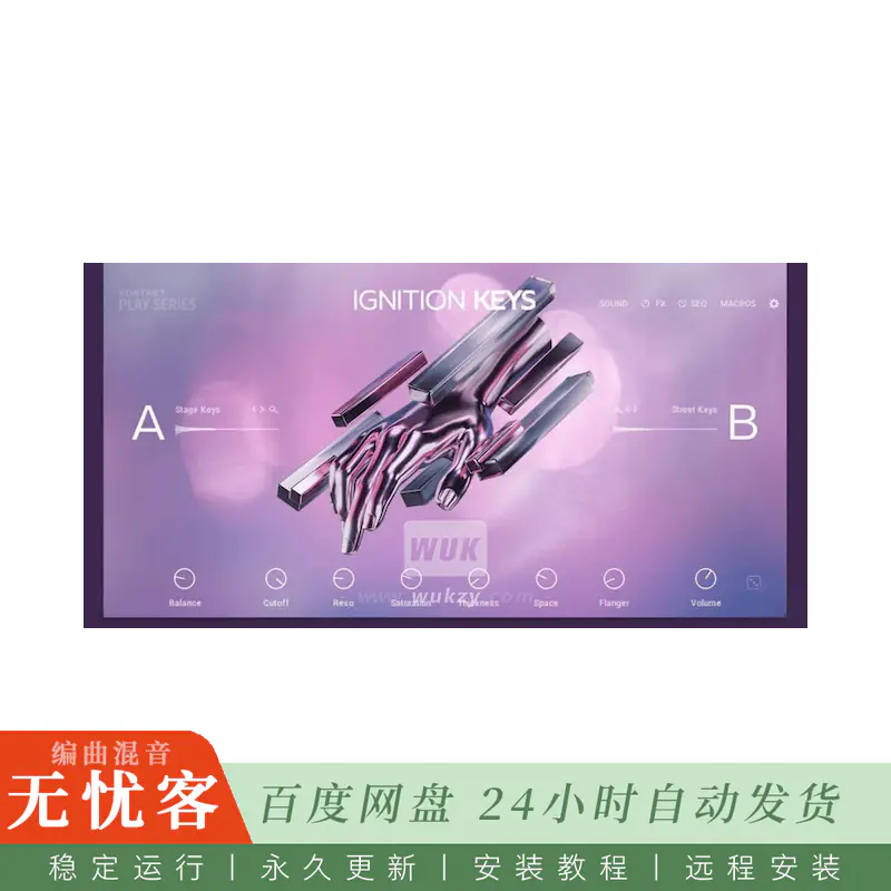 KTK	Native Instruments Play Series Ignition Keys v2@全类型复古键盘合集二代（Kontakt）