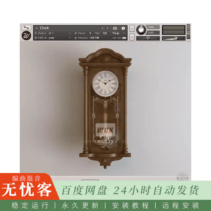 KTK	Wavesfactory Clocks v1.1.0@复古时钟音效音色库（Kontakt-B）