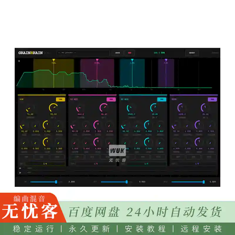 效果	XNULLX GrainBrain (Granular Delay) FREE@颗粒延迟效果器（Win+Mac）