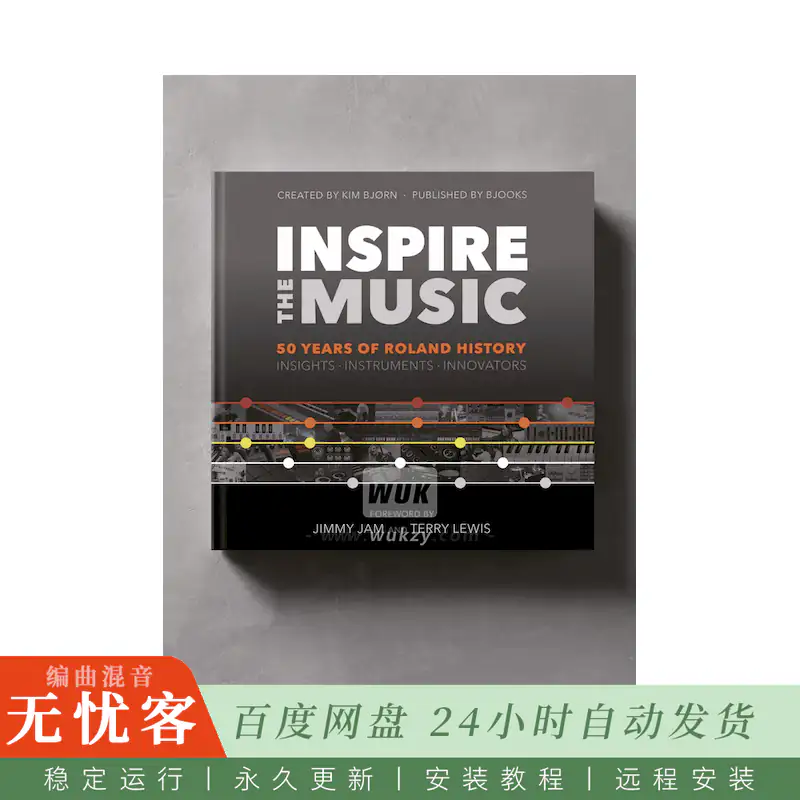 教程	Bjooks INSPIRE THE MUSIC 50 YEARS OF ROLAND HISTORY PDF@Roland五十年历史与经典设备图鉴