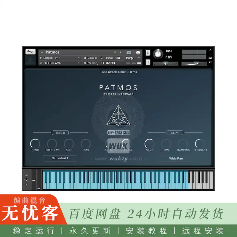 KTK	Dark Intervals Patmos@模拟合成器大气铺底与纹理音色（Kontakt）