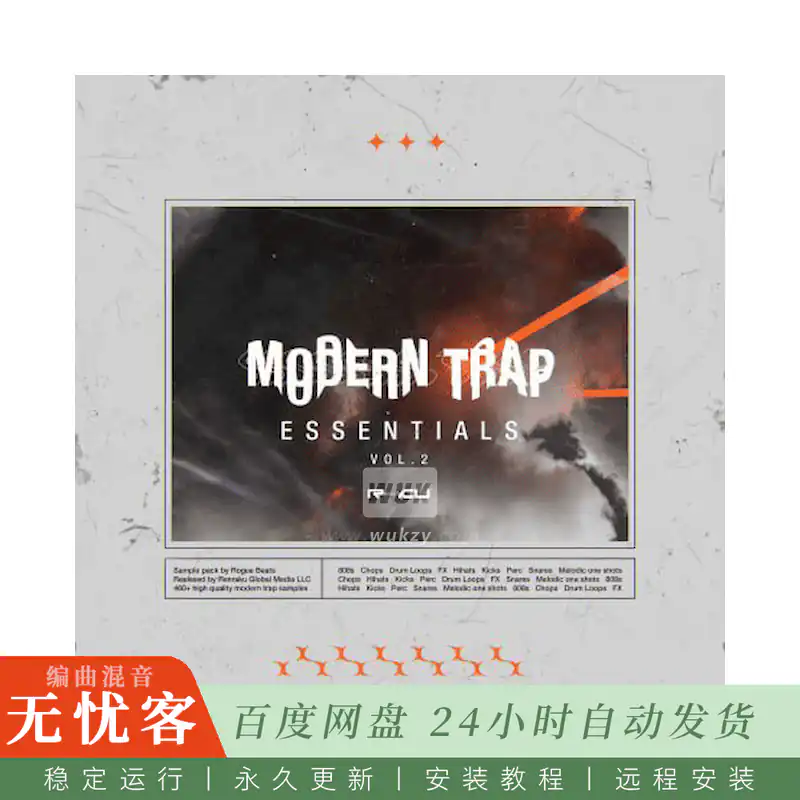 采样	Renraku Modern Trap Essentials 2@陷阱音乐采样第二辑