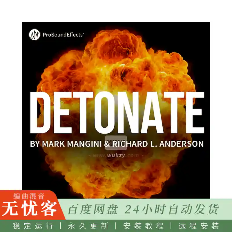 影视	Pro Sound Effects Detonate Stereo@立体声高解析爆炸冲击波音效库
