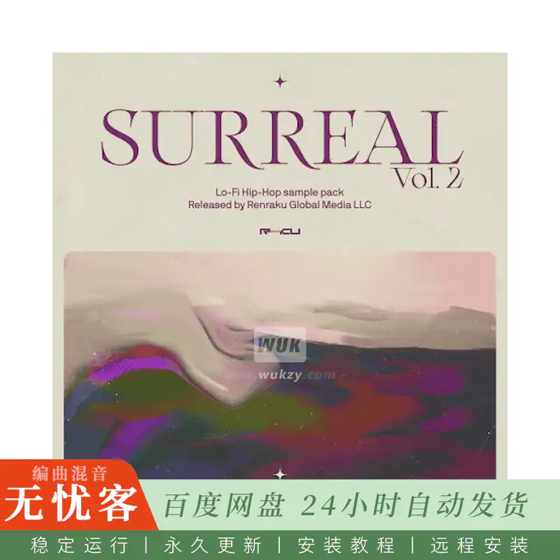 采样	Renraku Surreal 2@超现实低保真嘻哈采样