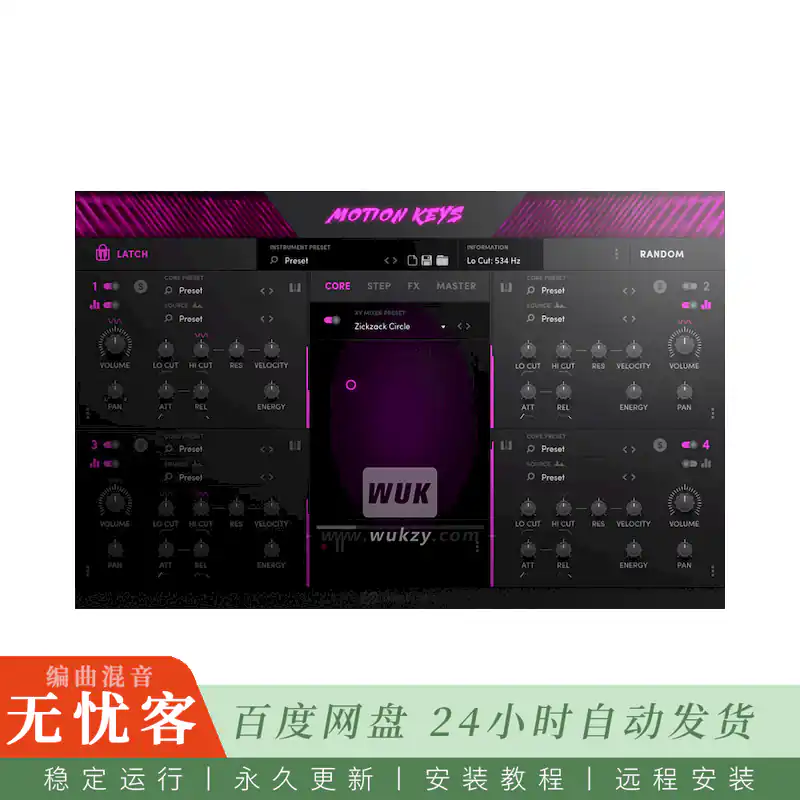 KTK	Sample Logic Motion Keys@动态键盘音色与琶音序列（Kontakt）