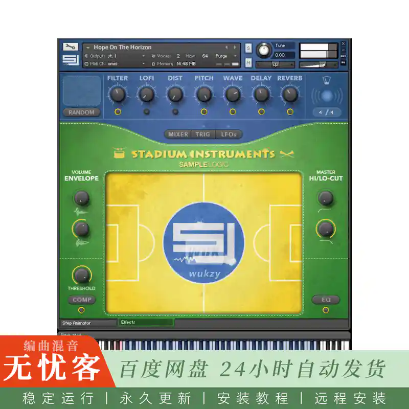 KTK	Sample Logic Stadium Instruments@体育场风格宏大乐器音色（Kontakt）