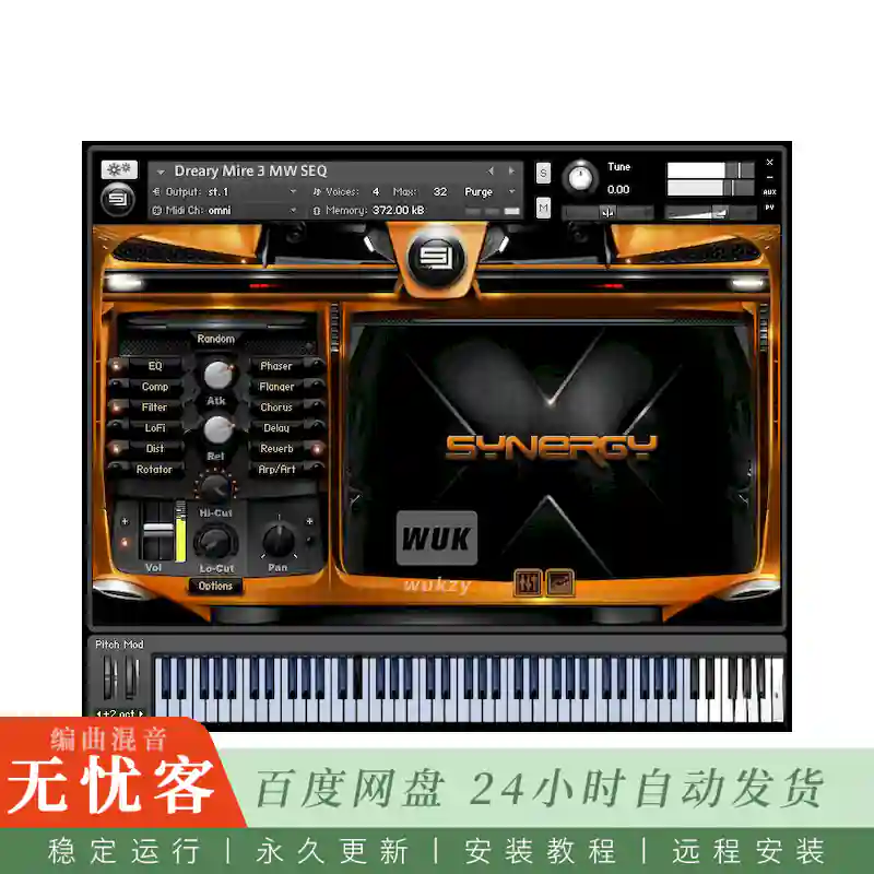 KTK	Sample Logic Synergy X@协同合成音色与音效库（Kontakt）