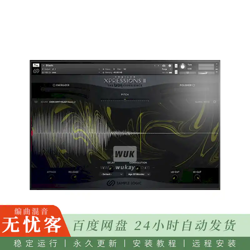 KTK	Sample Logic Trailer Xpressions 2 The BOOM Experience@预告片爆炸感音效库（Kontakt）