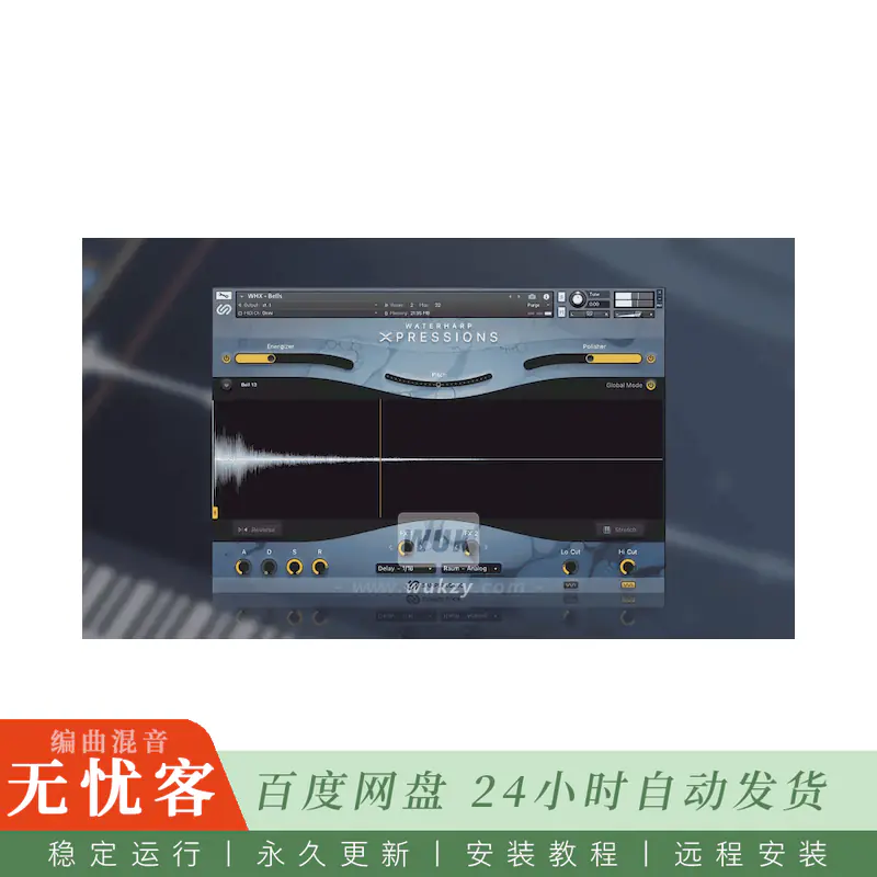 KTK	Sample Logic Waterharp Xpressions@预告片空灵水琴音效库（Kontakt）