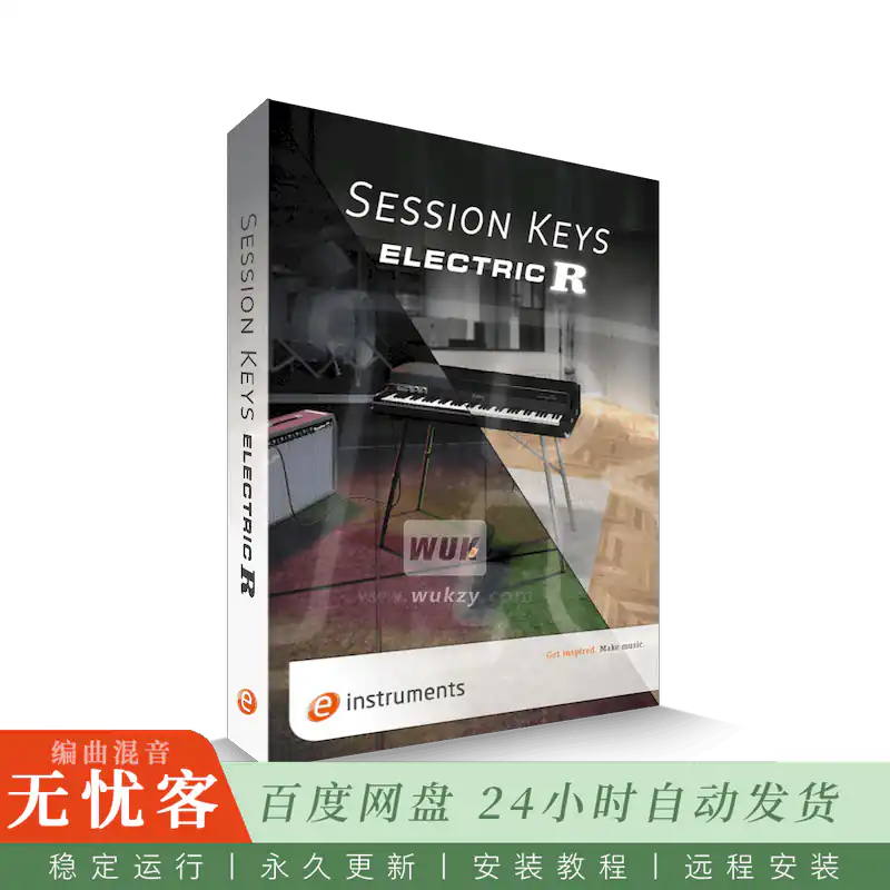 KTK	e-instruments Session Keys Electric R@1976年Rhodes Mark I舞台电钢精细建模（Kontakt）