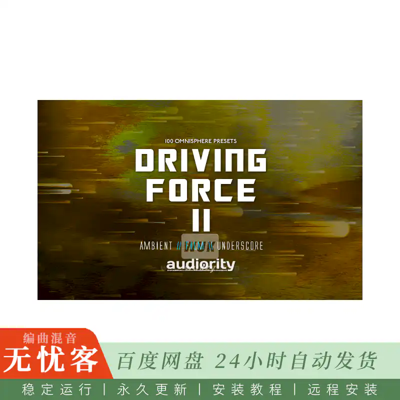 预设	Audiority Driving Force II@驱动脉冲与混合鼓组模式