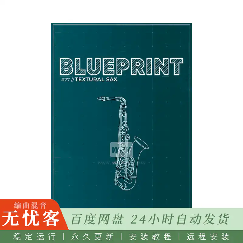 KTK	Fracture Sounds Blueprint Textural Sax@纹理次中音萨克斯风实验音源（Kontakt）-425MB
