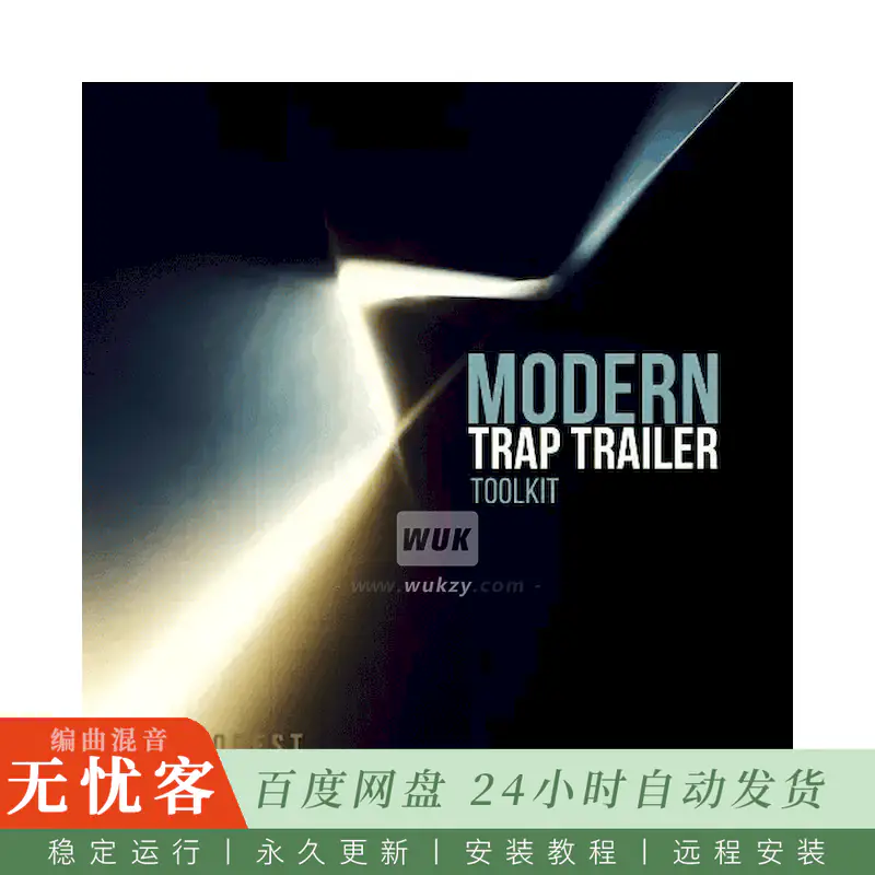 采样	Keepforest Modern Trap Trailer Toolkit@陷阱风格预告片鼓组与SFX（WAV）