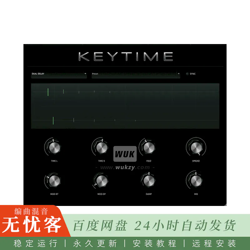 效果	KeySolutions Sounds KeyTime@广阔调制延迟引擎效果器（Win）