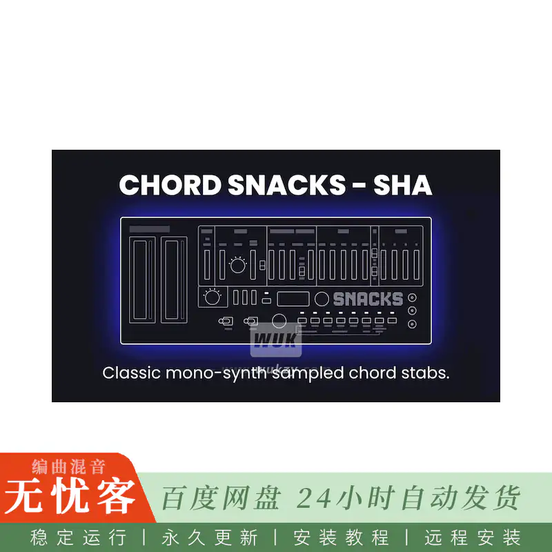 采样	Meat Beats Chord Snacks SHA@Roland SH-01A硬件合成器和弦采样包