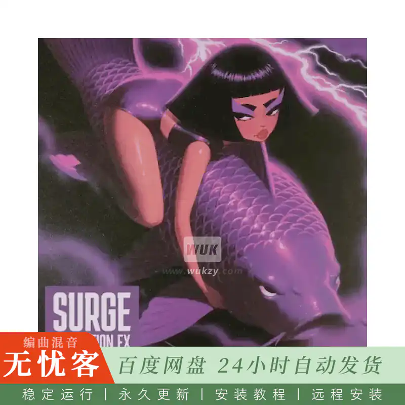 采样	Nolvra Surge Transition FX Vol.1@189个下降音效与12个子低音过渡