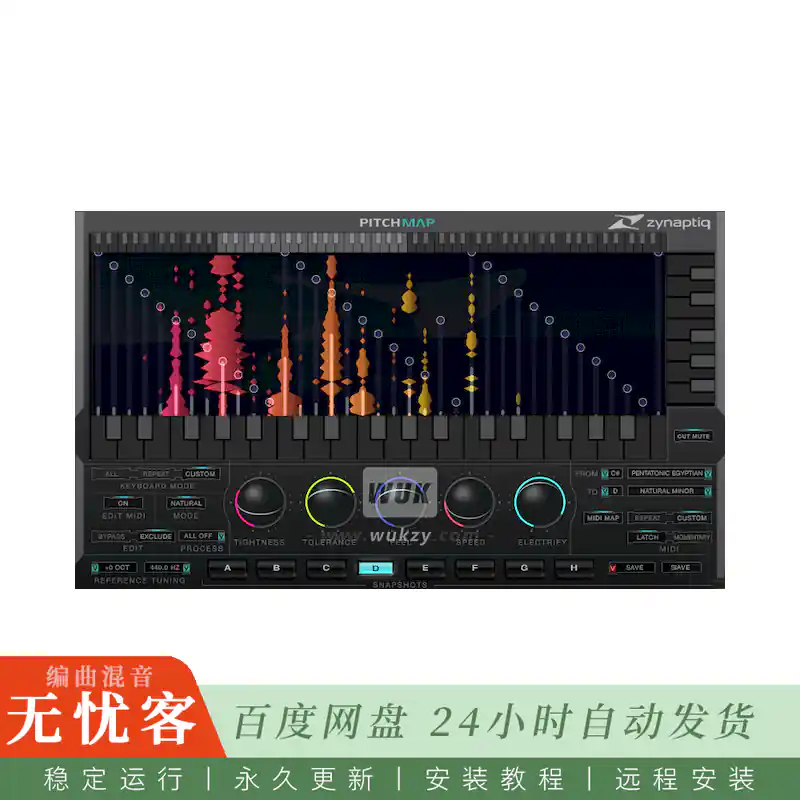 效果	Zynaptiq Pitchmap@实时音高调整（Win+Mac）