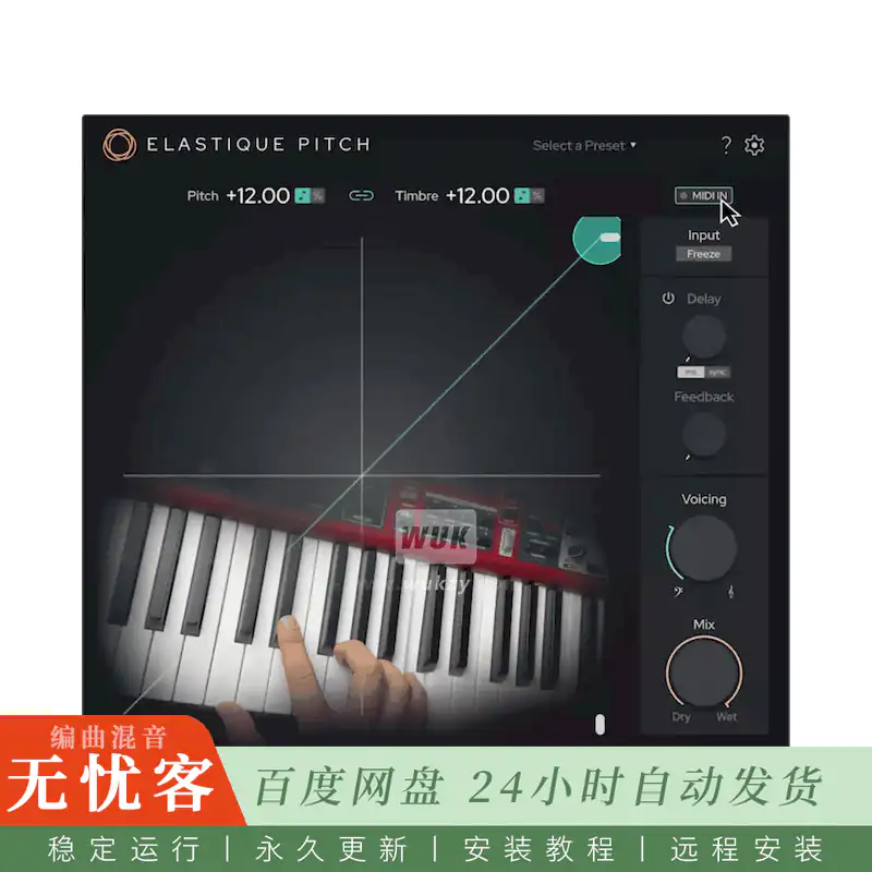 效果	zplane Elastique Pitch 2@经典实时变调修音高（Win+Mac）