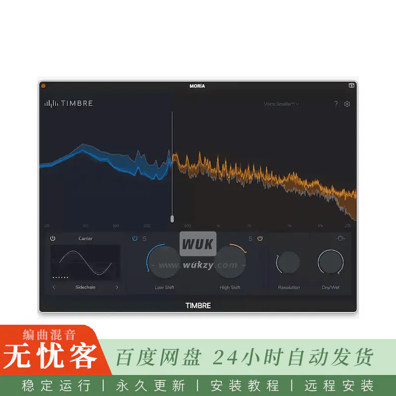 效果	zplane TIMBRE@实时共振峰塑形器（Mac）