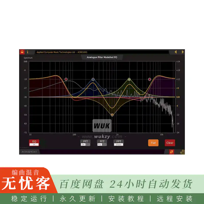 Applied Computer Music Technologies Ltd ACM210X1@零延迟模拟建模十段图示均衡器（WIN）