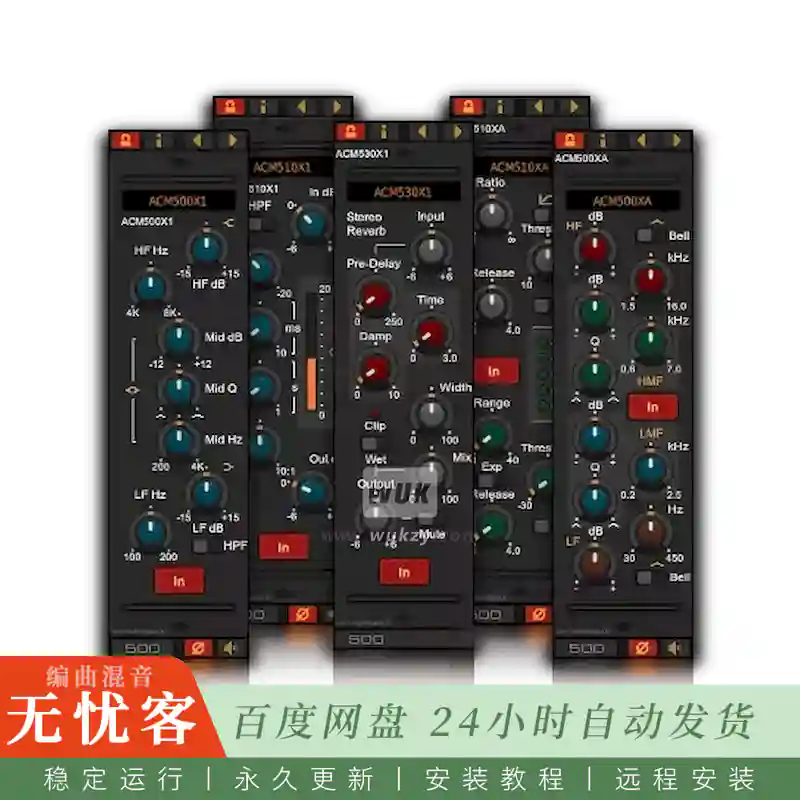 Applied Computer Music Technologies Ltd ACM500X Series Plugins@模拟仿真母带系列均衡限制工具（WIN）