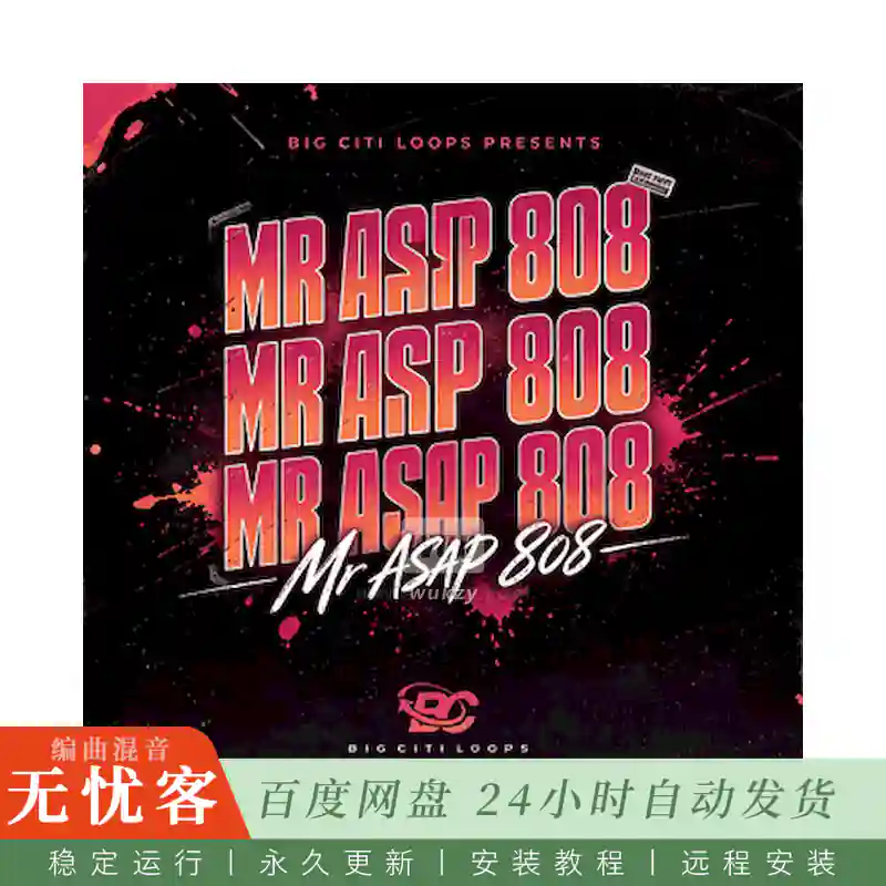 Big Citi Loops Mr ASAP 808@厚重808音频素材