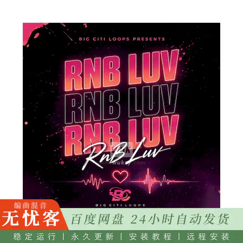 Big Citi Loops RnB Luv@灵魂与节奏布鲁斯旋律编曲套件