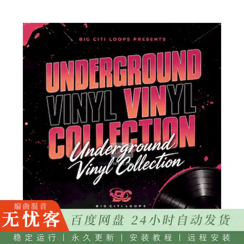 Big Citi Loops Underground Vinyl Collection@地下黑胶质感808采样合集