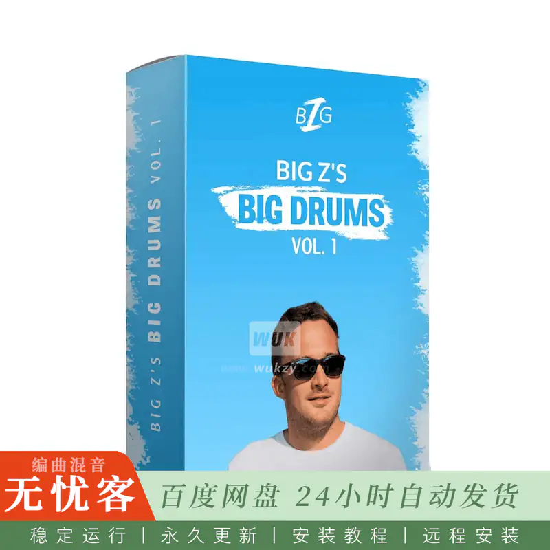 采样	Big Z Sounds Big Z’s Big Drums Vol 1@351个现代鼓组与旋律采样