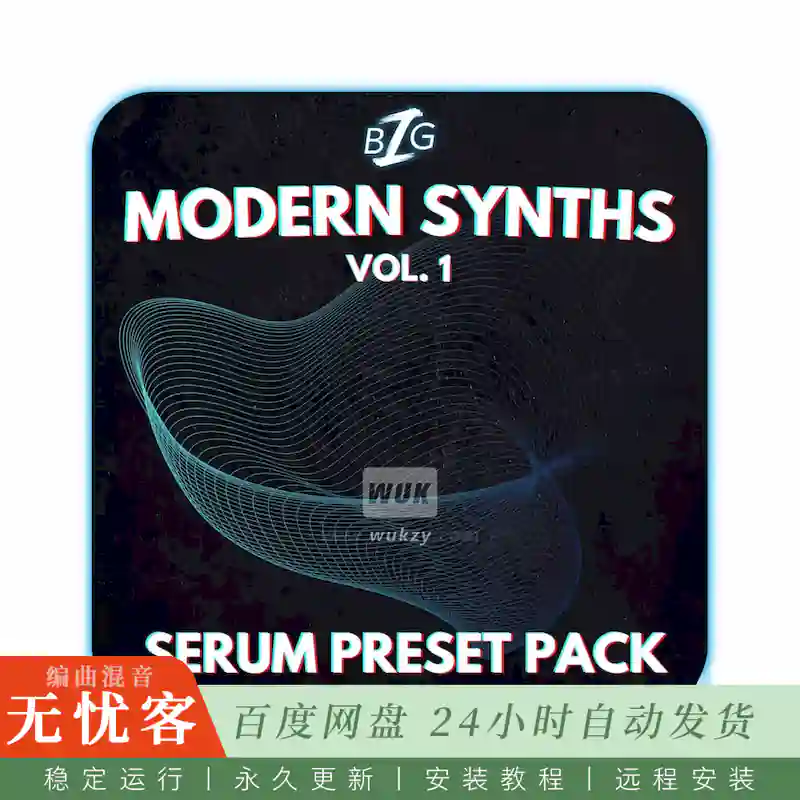 预设	Big Z Sounds Big Z’s Modern Synths Vol 1@含15个主音与15个刺音Serum预设
