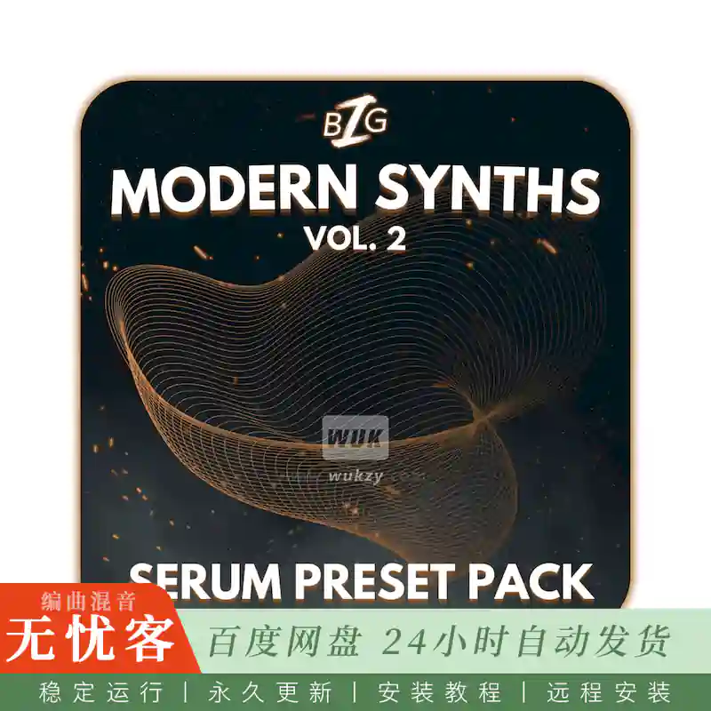 预设	Big Z Sounds Big Zs Modern Synths Vol.2@50款现代高品质合成器预设