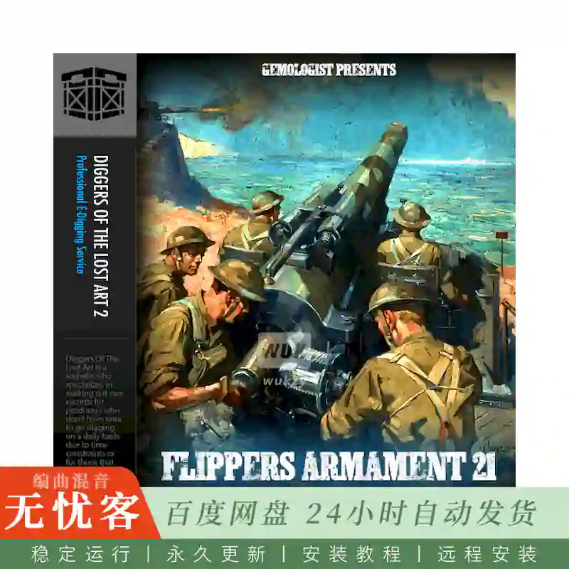 Boom Bap Labs Solution Beats Flippers Armament 21@10个稀有黑胶采样素材