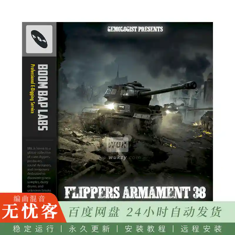 Boom Bap Labs Solution Beats Flippers Armament 38@10个精选黑胶采样素材