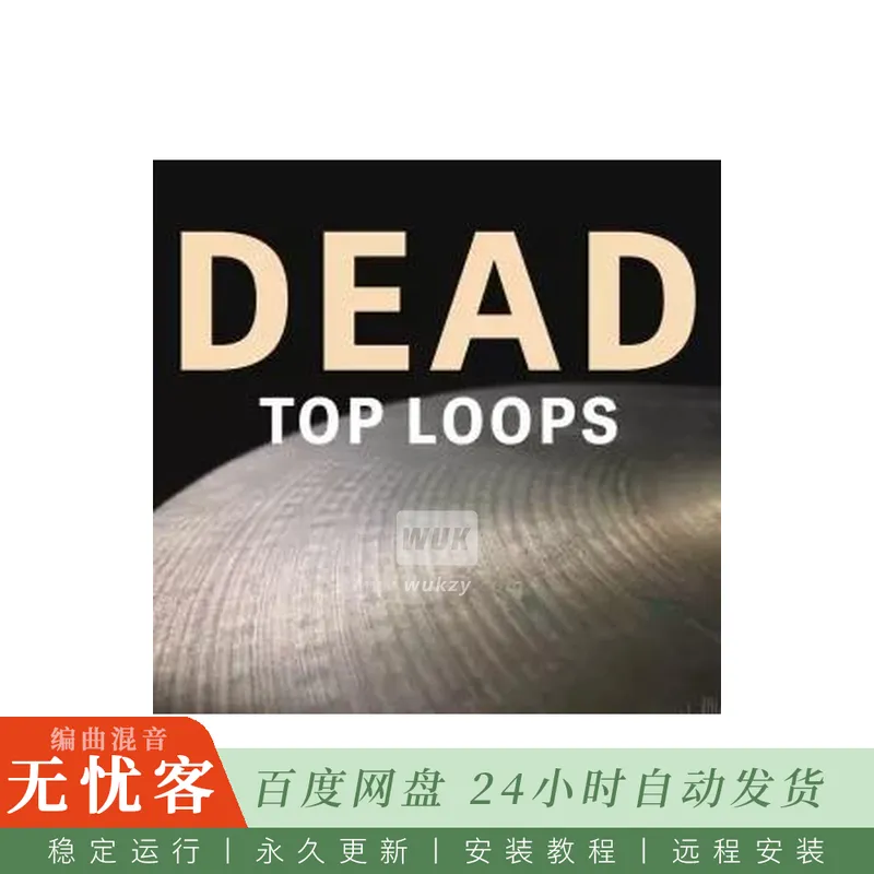 Circles Drum Samples DEAD TOP LOOPS@踩镲沙锤与铃鼓节奏循环